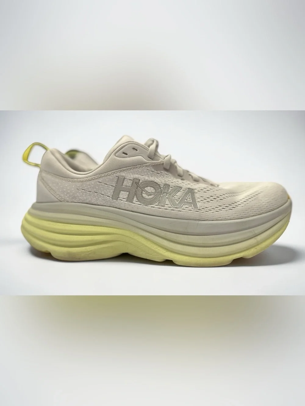 HOKA Bondi 8 Nimbus Cloud Luminary Green Women’s Size 8 Walking Running